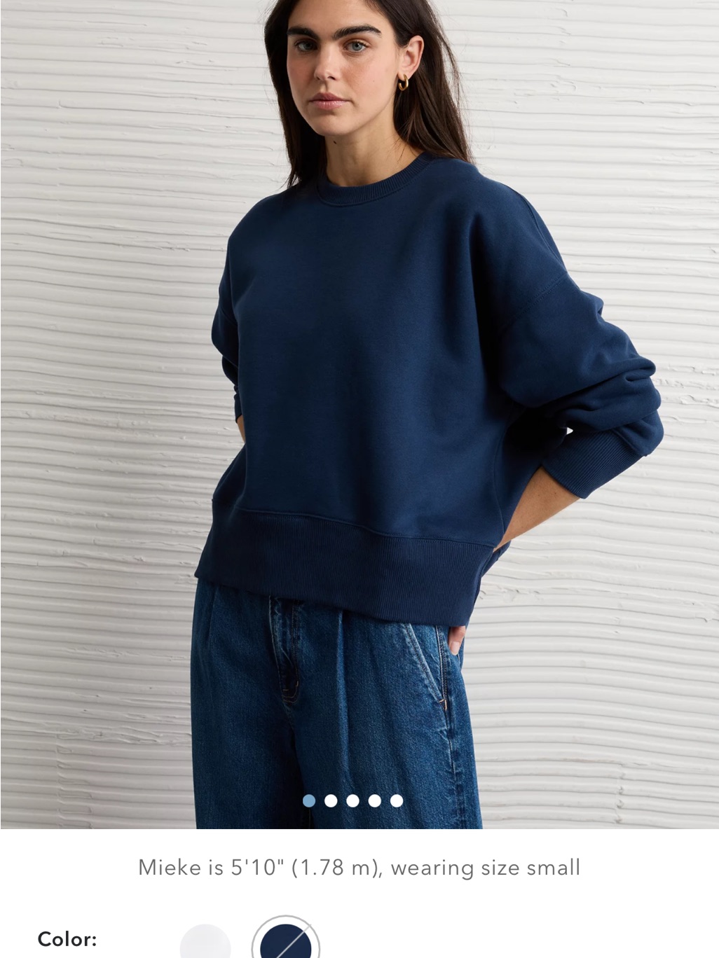 American Eagle Outfitters Ae Everyday Luxe Oversized Sweatshirt